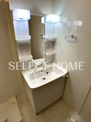 【独立洗面台】 | サニービレッジⅠ | 同型タイプ独立洗面台、朝の身支度には欠かせません