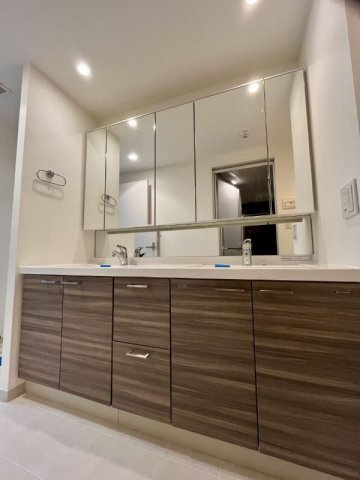 レジディア白金高輪の独立洗面台