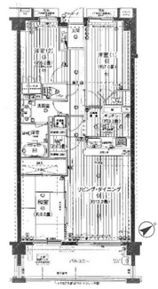 【間取り】 | ハイセレサ久米川ルネサンスフィールド | ハイセレサ久米川ルネサンスフィールド