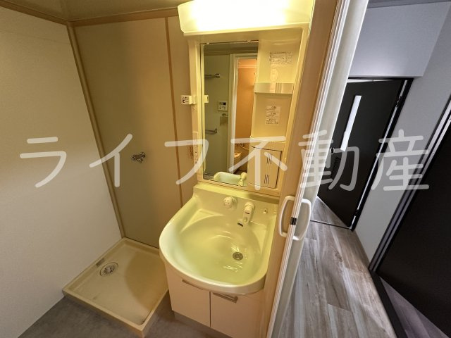 プレジデント東大阪第４棟の独立洗面台|独立洗面化粧台付き