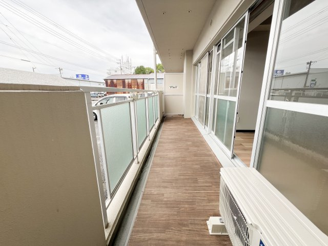 パークサイド高須2のバルコニー