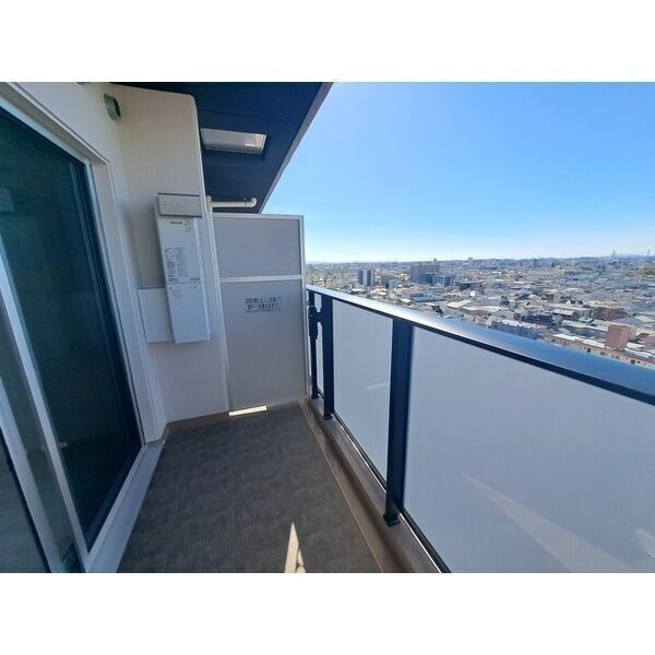 スプランディッド阿倍野のバルコニー