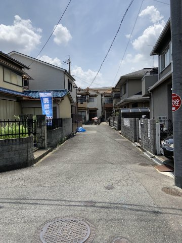 寝屋川市豊野町の前面道路含む現地写真|前道　約4.2m