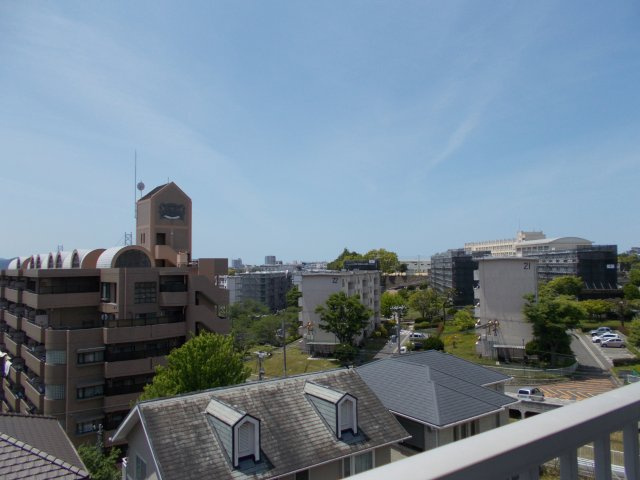 垂水高丸住宅５号棟の展望|南向き眺望
