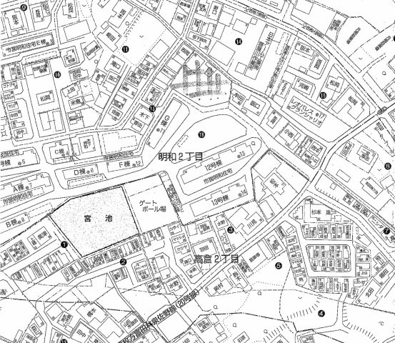 グラッドランド寝屋川公園駅の地図