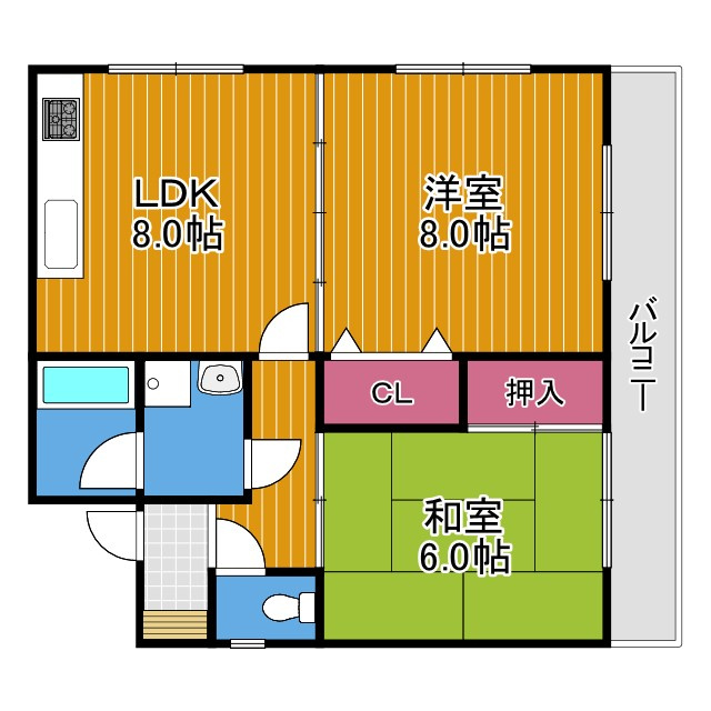 メゾンメイユールの間取り