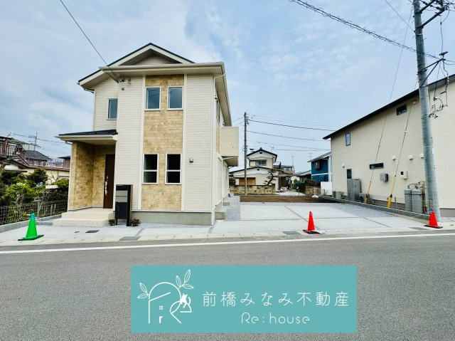 前橋市後家町　１号棟(全５棟)　ブルーミングガーデン　新築建売分譲の外観|落ち着いた雰囲気の外観です