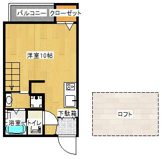 HALEIE空港通りの間取り