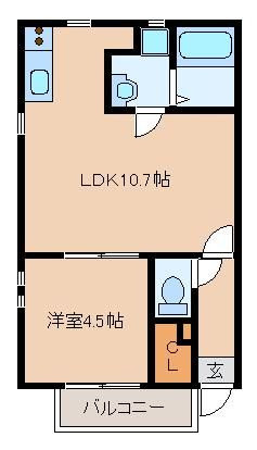 リテラ博多イーストIIIの間取り