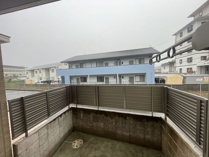 クロカンブッシュのバルコニー