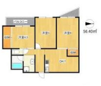 ジオナ十三の間取り