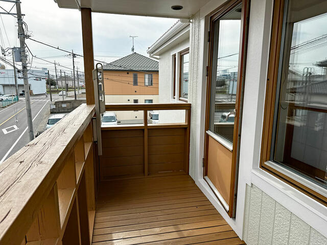 宇都宮市城南２丁目　３ＳＬＤＫ　中古住宅のバルコニー