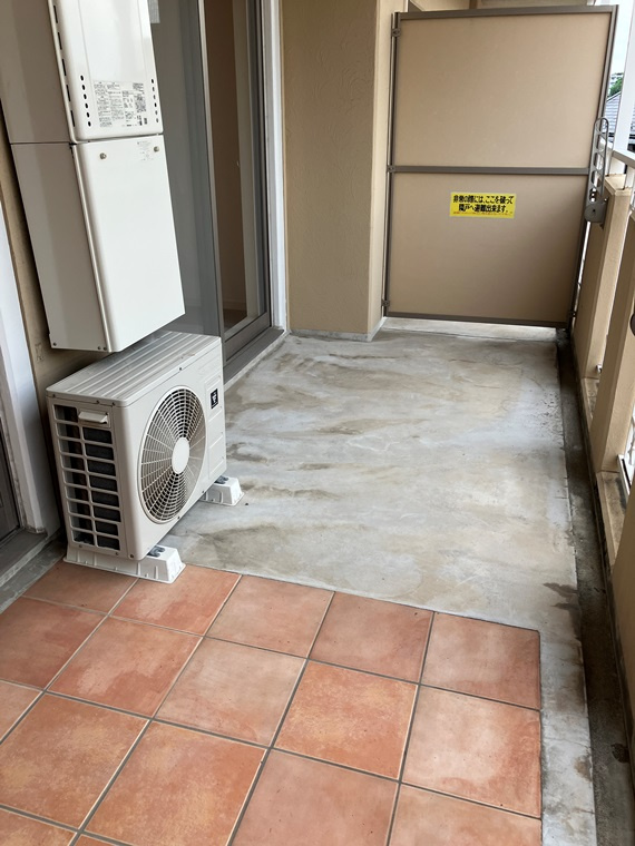 サンクタス横濱三ツ沢公園のバルコニー