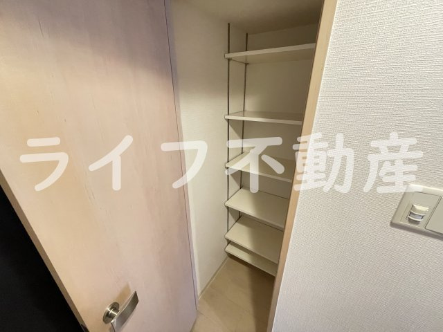 グランシス高井田の収納|大きなスペースがあり、収納には困りません