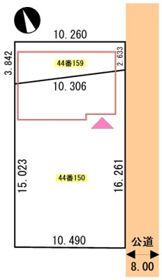 【区画図】 | 緑ケ岡6丁目売家
