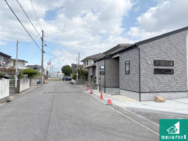 守山市水保町　新築一戸建ての外観|安心の10年保証！外観を美しく保ち、雨水で汚れを落とします！気になることがありましたら、お気軽にお問い合わせください！