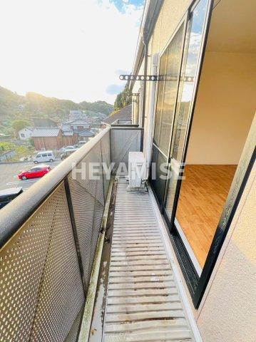 ラフォーレ平木場のバルコニー