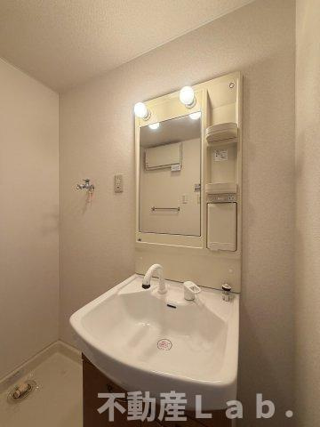 ハイツルーエンの洗面所