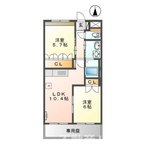 グランディールハイムの間取り