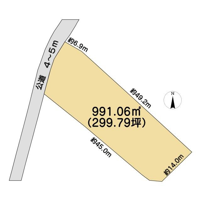 那珂市戸の売地の区画図|地形図等
