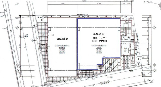 中野区弥生町１丁目の店舗一部の間取り
