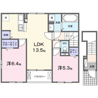 【間取り】 | サン・マーレンⅥ