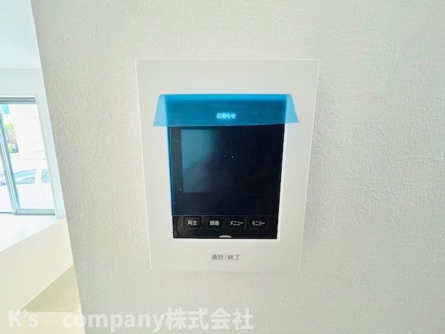 ◎茅ヶ崎市柳島1丁目　新築戸建　1号棟の防犯設備|訪問者の顔が見えて安心です♪