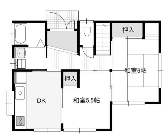 高知市一宮中町2丁目　中古戸建ての間取り|１F:間取り