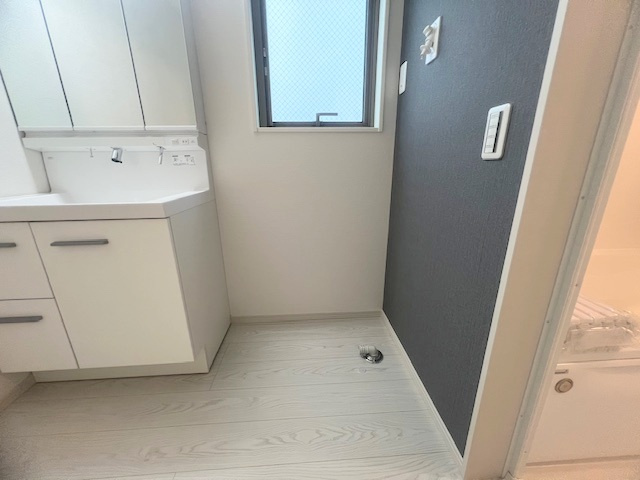 ◎茅ヶ崎市柳島1丁目　新築戸建　2号棟のランドリースペース|洗濯機置き場♪