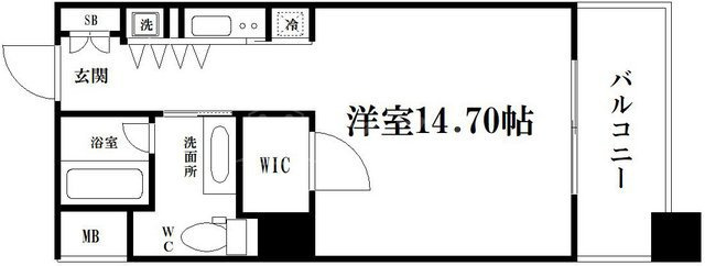 ザ・タワー大阪レジデンスの間取り