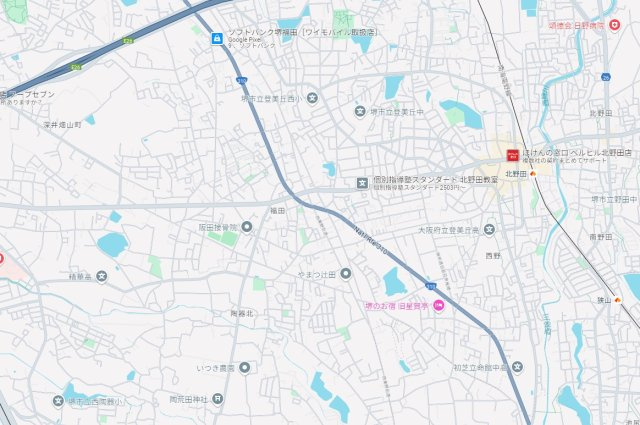 1(土)2(日)現地説明会！◆堺市中区福田　未入居　限定1邸の地図