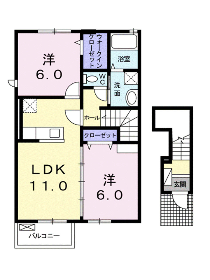 サンパティオⅠの間取り