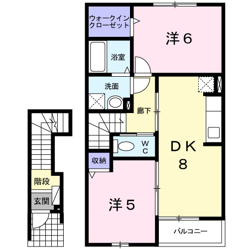 ブライト　スクエア　Ⅱの間取り