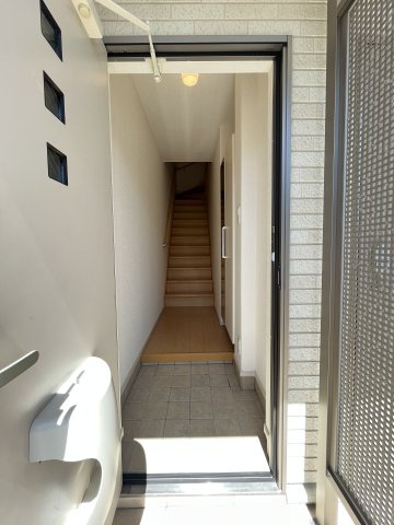 メゾン．ド．プランタンの玄関