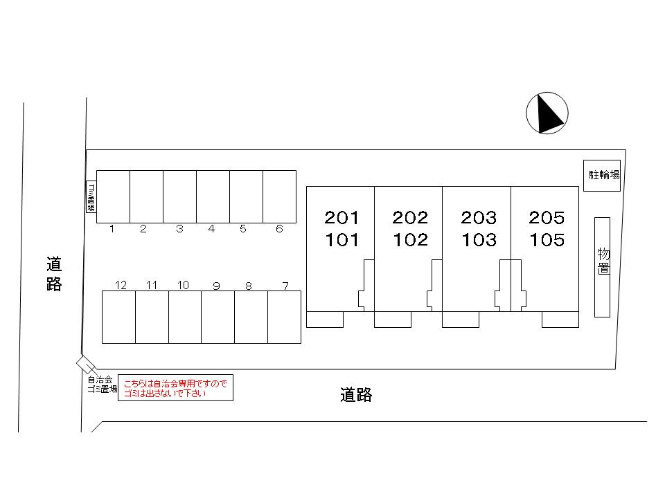 メゾン．ド．プランタンの区画図