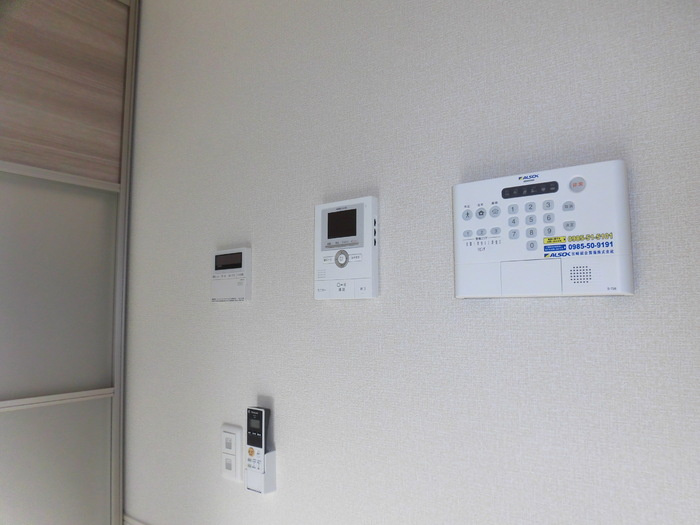 花笑み荘 B棟のセキュリティ|Ｂ102 ホームセキュリティ ＴＶインターホン