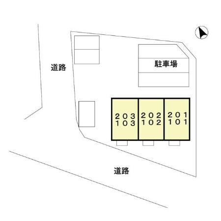 セジュール・希ららの区画図