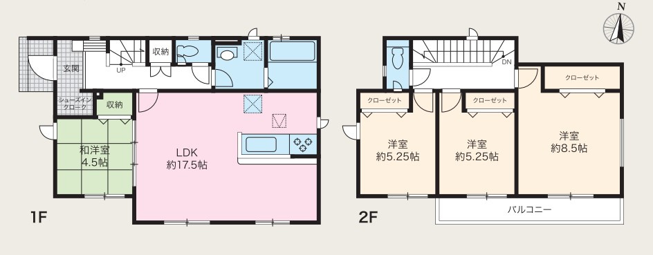 平塚市夕陽ケ丘４期　新築一戸建て　１号棟　全２棟