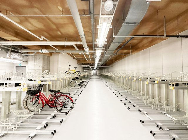 ベイシティタワーズ神戸WESTの駐輪場