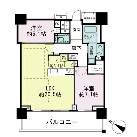 ベイシティタワーズ神戸WESTの間取り