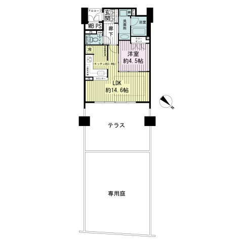 ワコーレザ・トアロードレジデンスの間取り