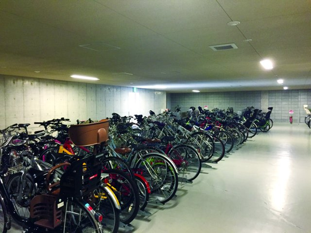 ワコーレザ・トアロードレジデンスの駐輪場