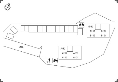 【区画図】 | グランモアB棟
