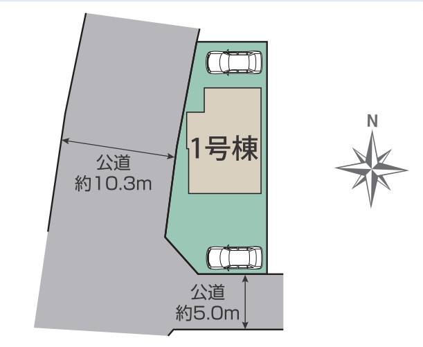 平塚市広川　新築一戸建て　1号棟