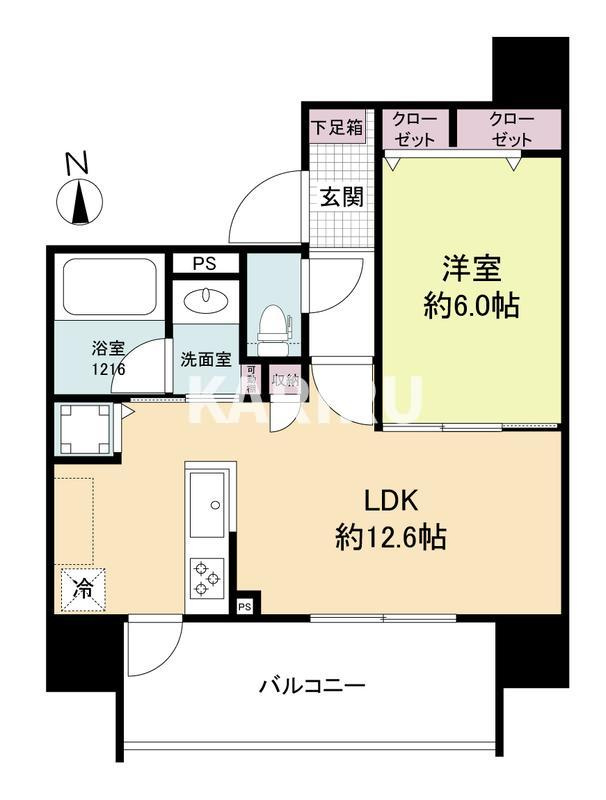 ブランシエスタ都島通の間取り