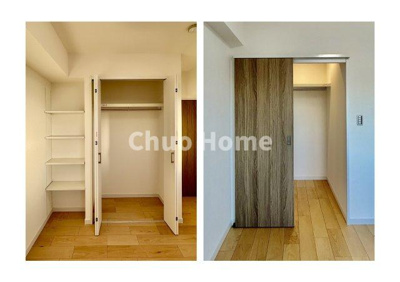 【収納】 | ヴィルメゾン葛西 | 居室にはクローゼットを完備し、自由度の高い家具の配置が叶うシンプルな空間です。お子様の成長と必要になる子供部屋を与えるにはぴったりの間取りですね。