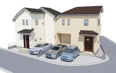 【外観パース】 | 南多聞台３丁目　新築戸建　３区画