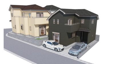 【外観パース】 | 南多聞台３丁目　新築戸建　３区画