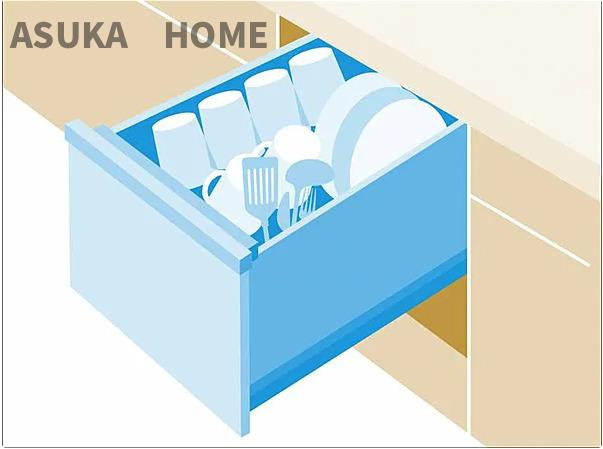 旭区上白根２丁目新築戸建の発電・温水設備|ビルトイン食洗器