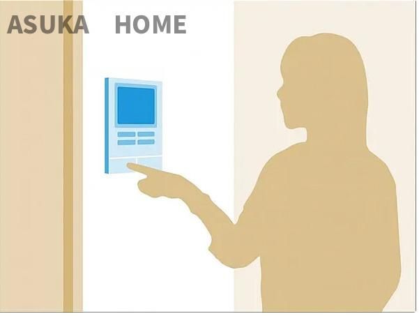 旭区上白根２丁目新築戸建のセキュリティ|モニタ付インターホン